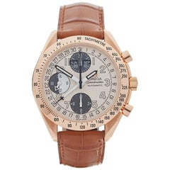 Omega Rose Gold Speedmaster Automatik-Armbanduhr Ref 1750084:: 1999