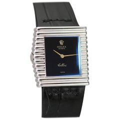 Retro Rolex White Gold Cellini King Midas Wristwatch Ref 4015, circa 1970s