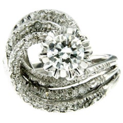 Vintage Diamond Gold Engagement Ring