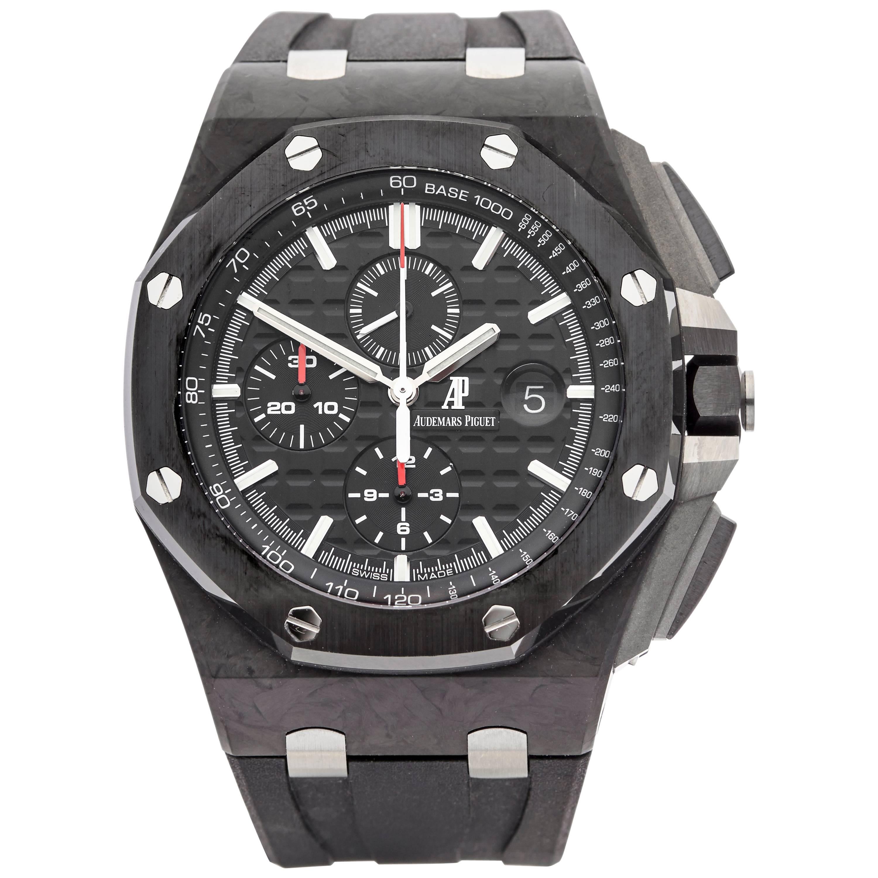 Audemars Piguet Ceramic Carbon Royal Oak Offshore Automatic Wristwatch, 2015