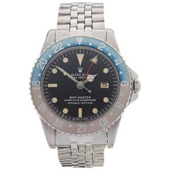 Retro Rolex Stainless Steel GMT-Master Automatic Wristwatch Ref 1675, 1961