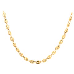 Gucci 18 Karat Yellow Gold Mariner Link Chain