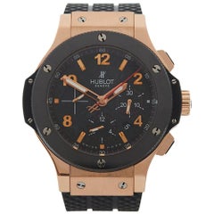 Hublot Titanium Yellow Gold Big Bang Chronograph Automatic Wristwatch