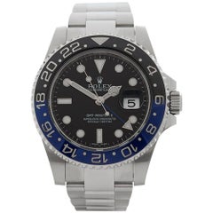 Rolex Stainless Steel GMT-Master II Batman Automatic Wristwatch, 2015