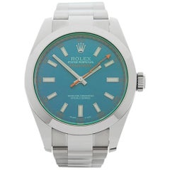 Used Rolex Stainless Steel Milgauss Automatic Wristwatch Ref 116400GV, 2016