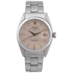 Vintage Rolex Stainless Steel Oyster Perpetual Date self-winding Wristwatch, circa 1957