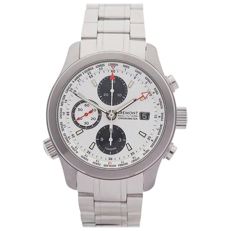 Bremont Stainless Steel World Timer Chronometer Automatic Wristwatch, 2013