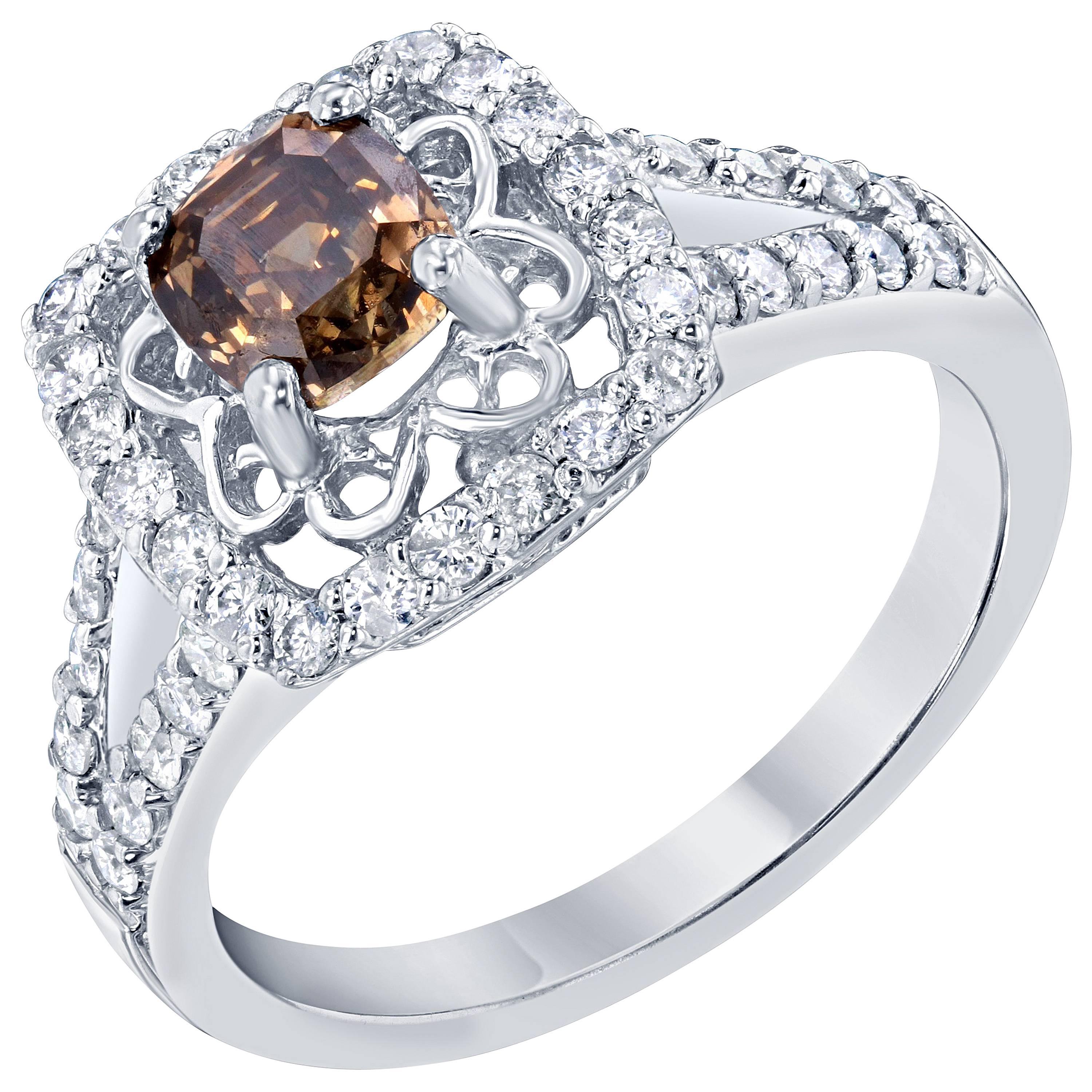 1.75 Carat Fancy Diamond Engagement Ring