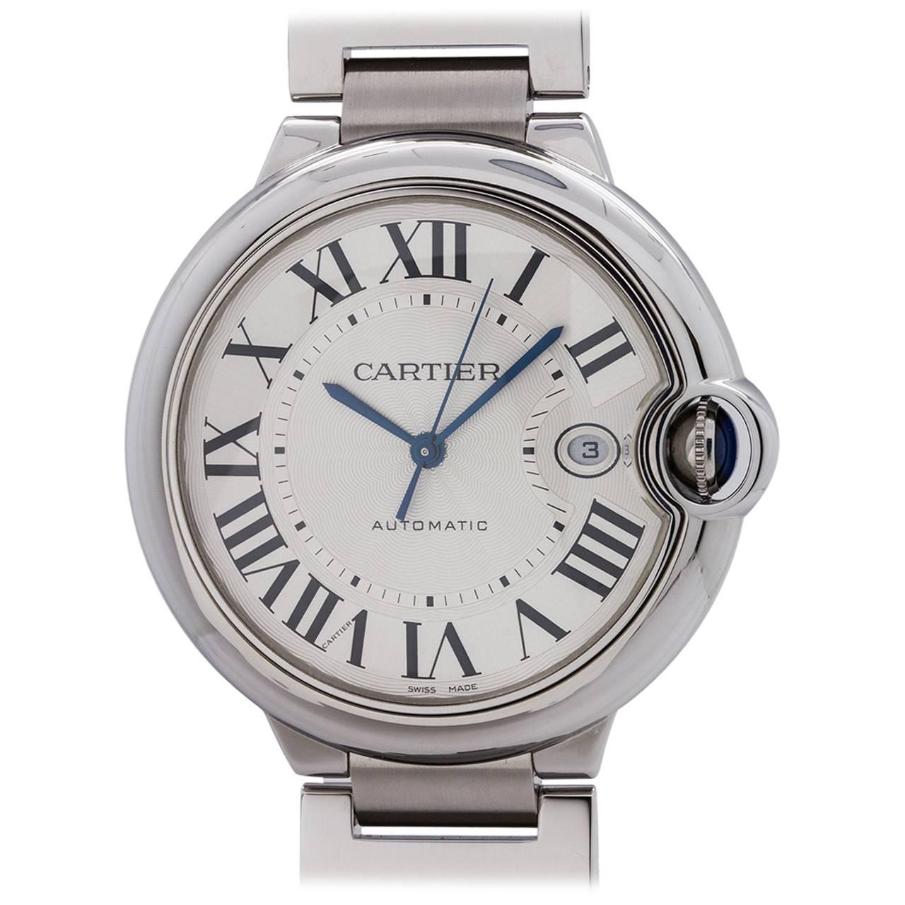 Cartier Stainless Steel Ballon Bleu automatic wristwatch, circa 2000s