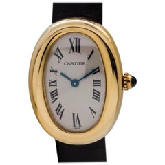 Cartier Ladies Yellow Gold Baignoire Quartz Wristwatch, circa 1990s