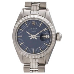 Rolex Ladies Stainless Steel Oyster Perpetual Date Wristwatch, circa 1977 4