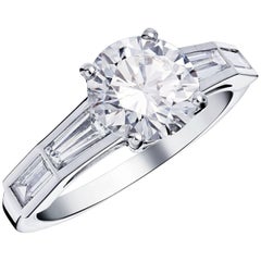 Octavie 1, 56ct Diamond Art Deco Engagement Ring   Designed by Valerie Danenberg