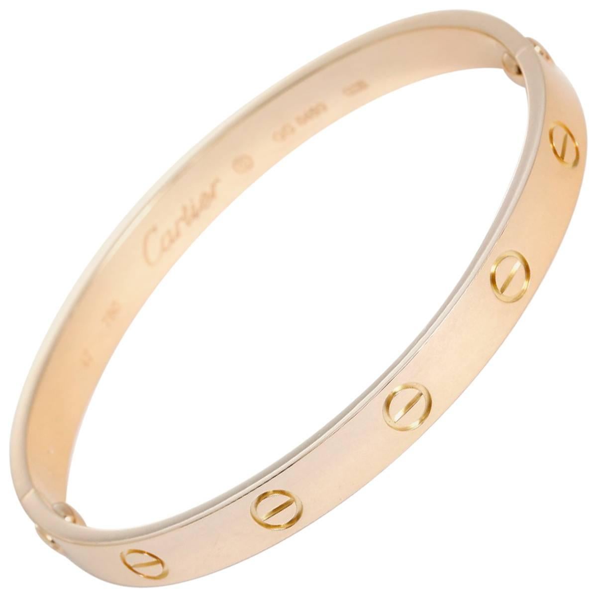 Cartier Love Bracelet 18 Karat Yellow Gold with Screwdriver