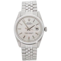 Retro Rolex Stainless Steel Datejust Automatic Wristwatch Ref 1603, 1971