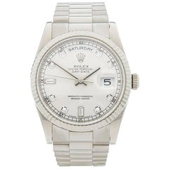 Rolex White Gold Day-Date Automatic wristwatch ref 118239, 2003