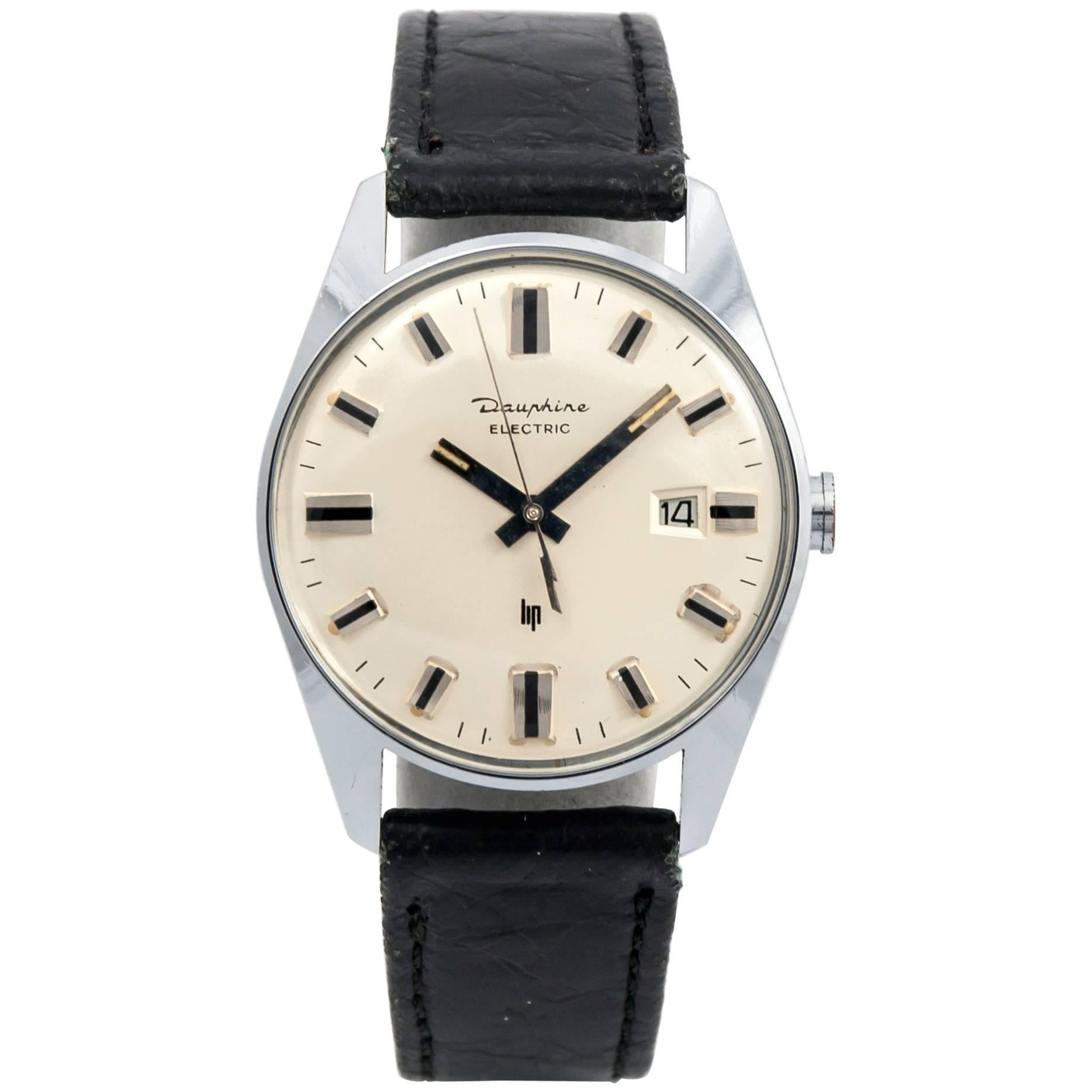 Lip stainless steel Dauphine Electric Wristwatch