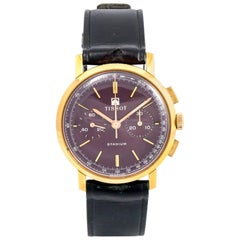 Tissot Gold Plated Stadium Chronograph Wristwatch, circa 1960