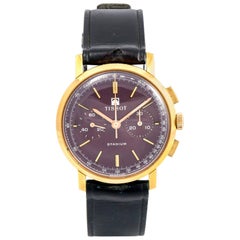 Tissot Gold Plated Stadium Chronograph Wristwatch, circa 1960 