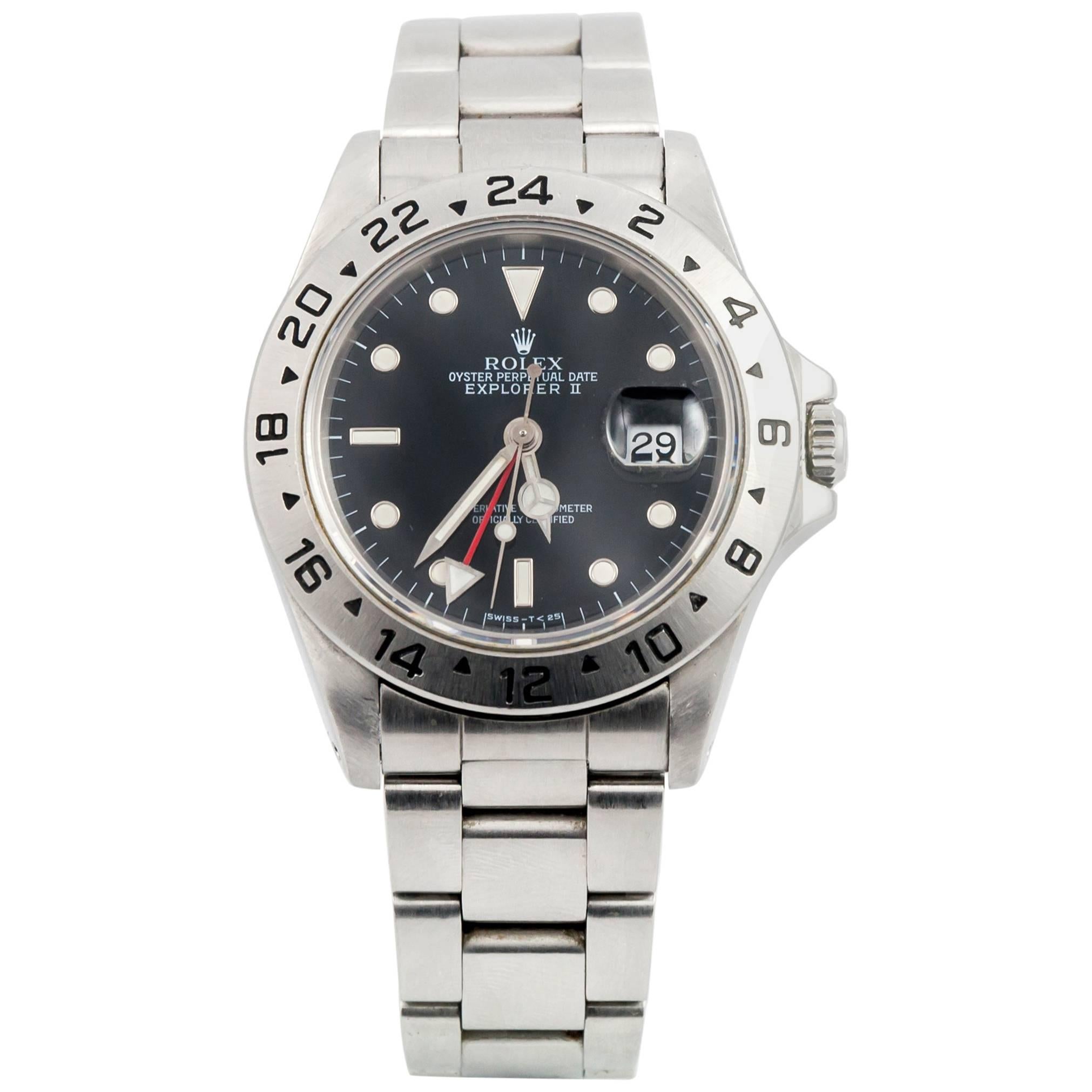 Rolex stainless Steel Explorer II  X Series Automatic Wristwatch
