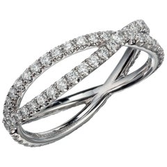 Kwiat “Fidelity” Diamond Band in 18 Karat White Gold