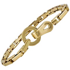 Cartier Yellow Gold Agrafe Bracelet