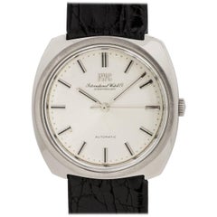 Retro IWC Stainless Steel Schaffhausen Automatic Wristwatch, circa 1968