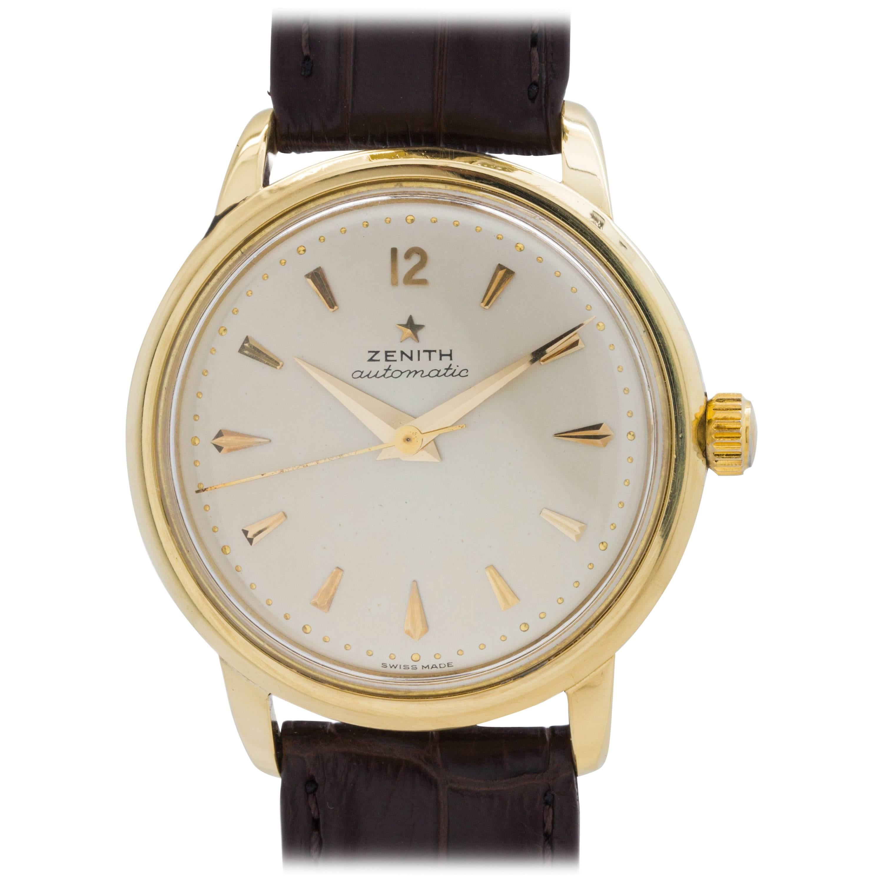 Zenith Yellow Gold Chronometer Automatic Wristwatch, circa 1958