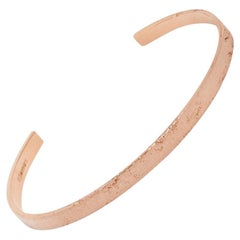 Men's Rose Gold Paper Cuff Bracelet by Allison Bryan