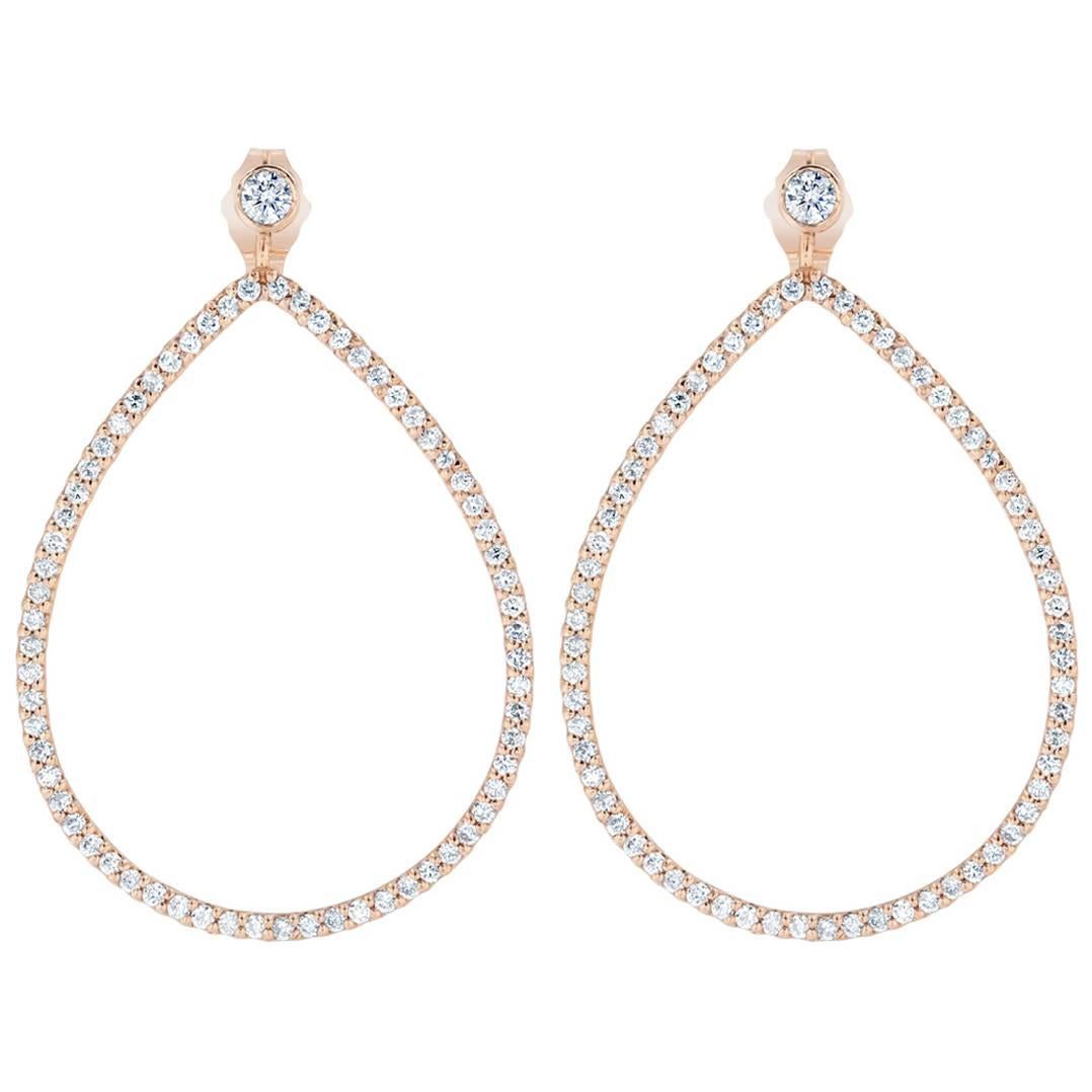 1.03 Carat Diamond Earrings