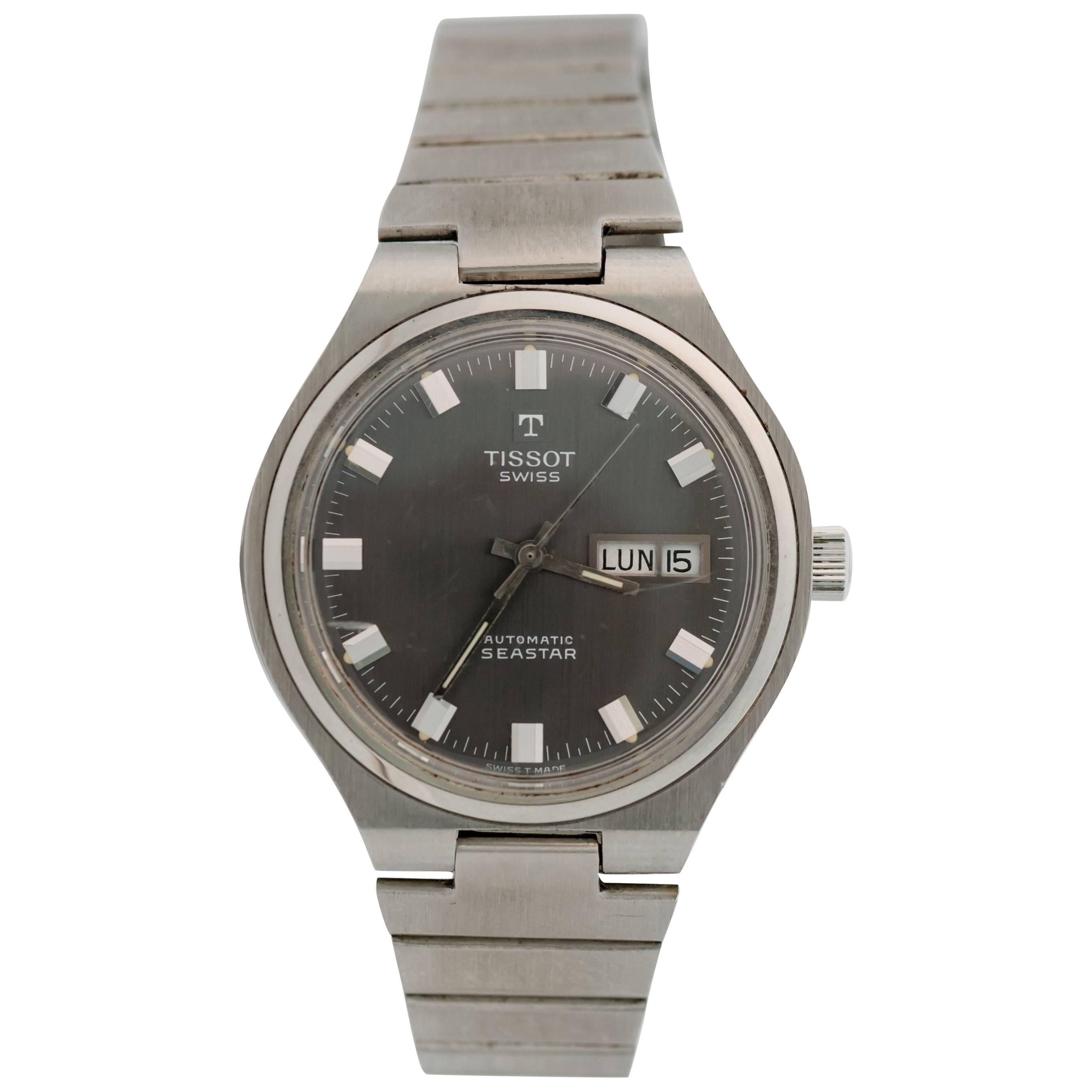1955 Tissot Seastar Stainless Steel Wristwatch