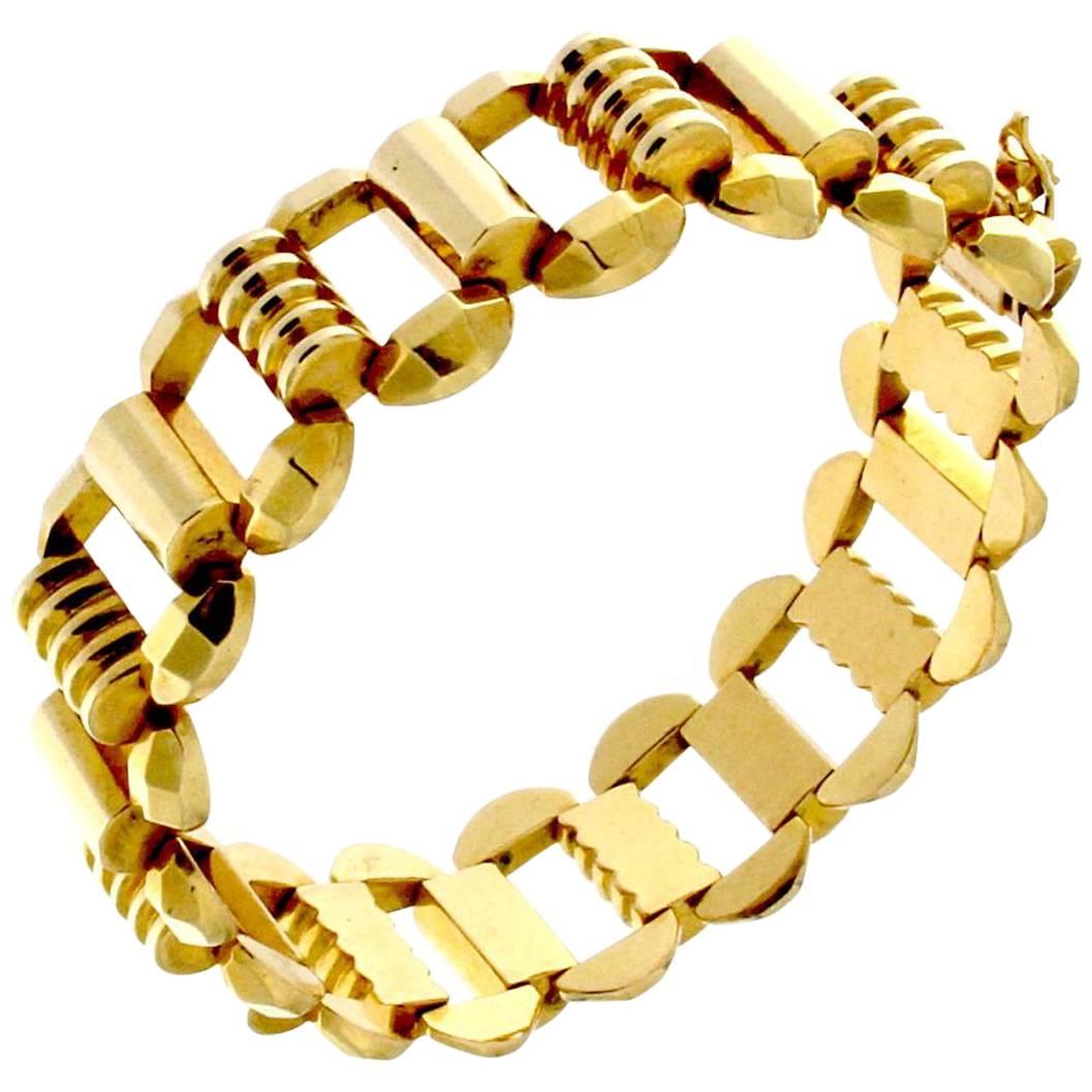 18 Karat Gold Vintage gold bracelet