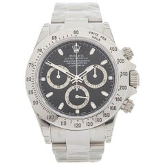 Rolex Stainless Steel Daytona Chronograph Automatic Wristwatch Ref 116520