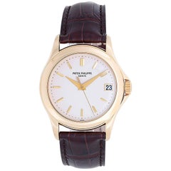 Patek Philippe Yellow Gold Calatrava Grand Taille Automatic Wristwatch