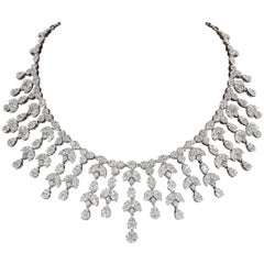 Gran Collar de Gota de Diamantes