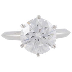 Bague de fiançailles Tiffany & Co. avec diamants de 3,04 carats