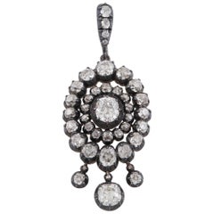 Antique Grand Victorian Diamond Pendant