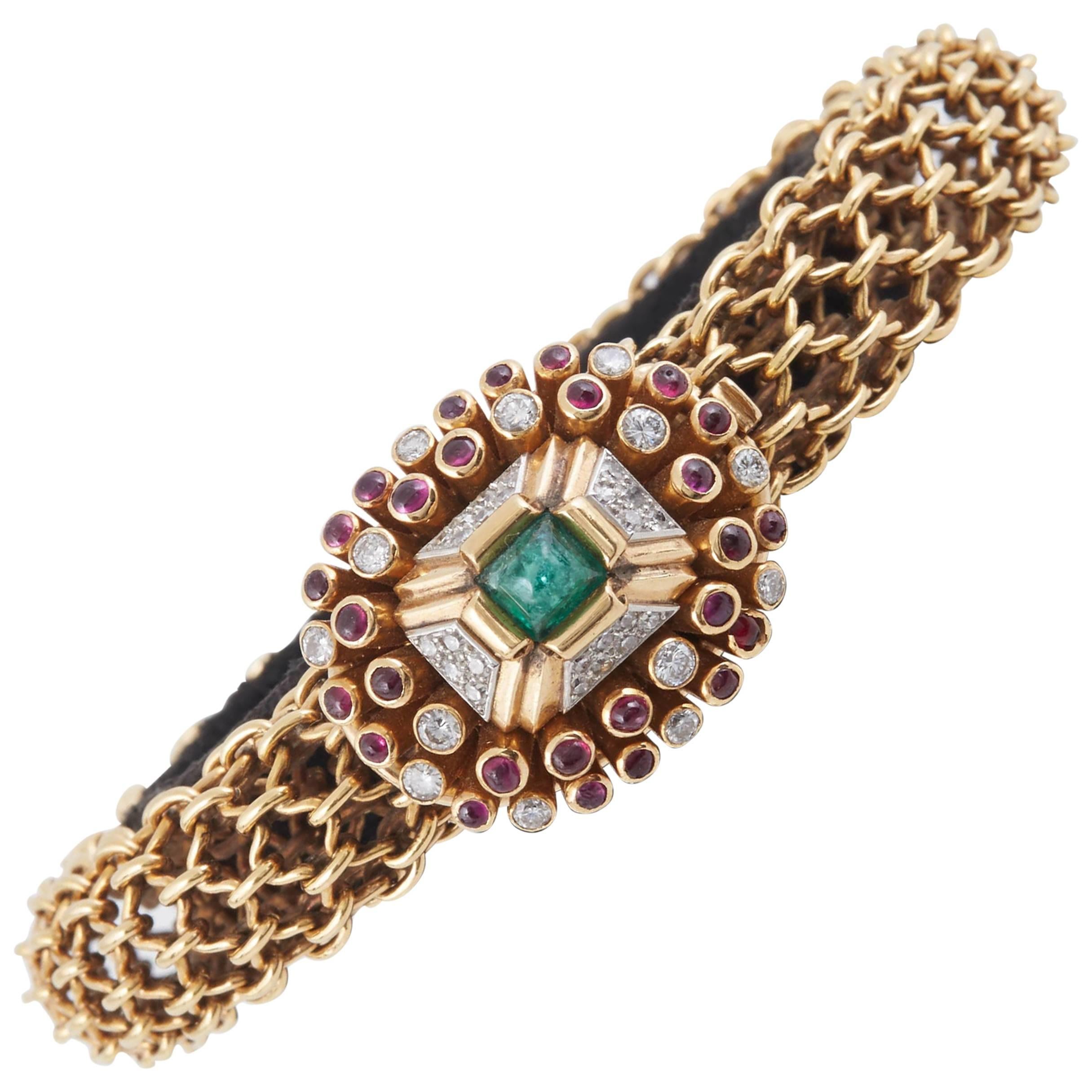 Gold Bracelet by Marchak For Sale
