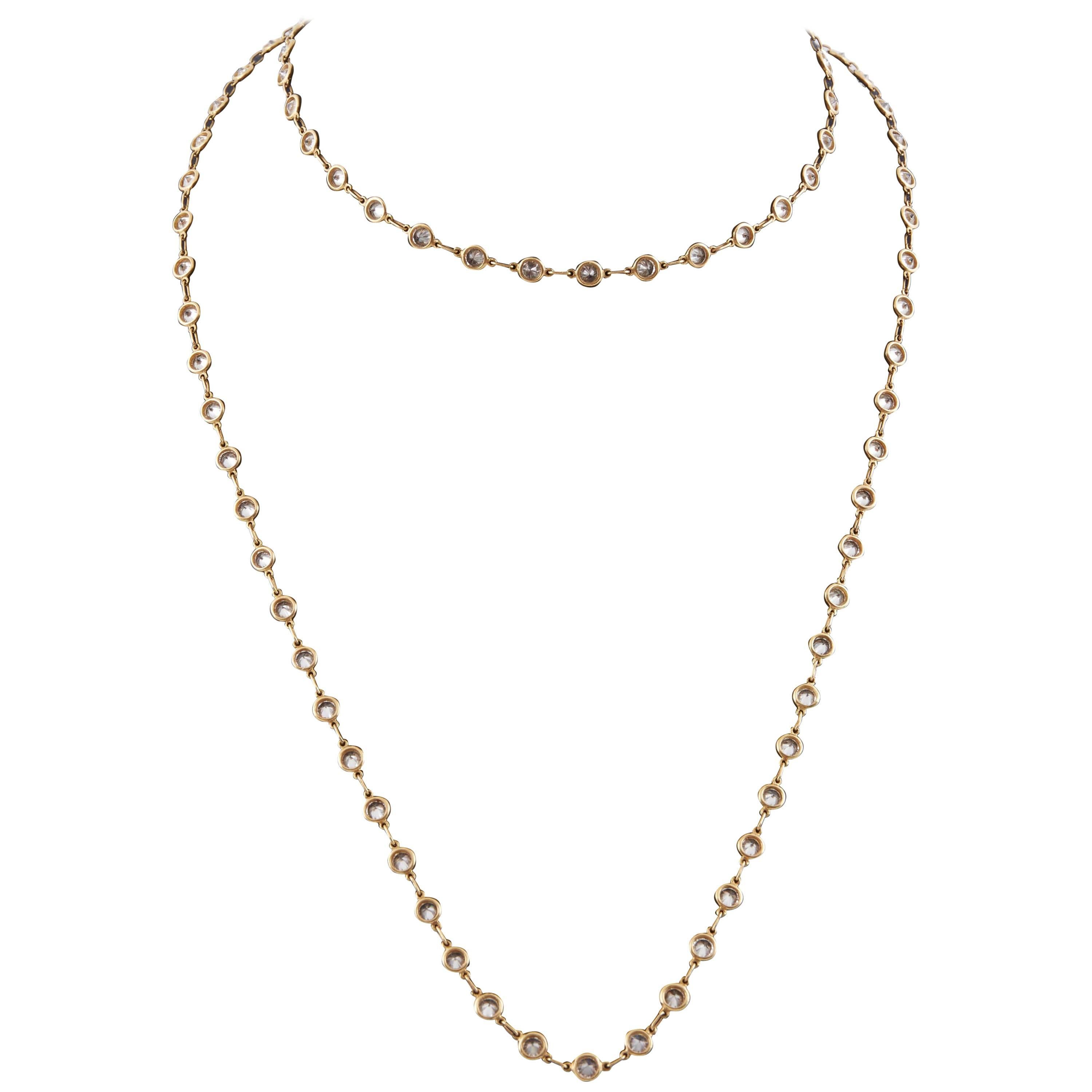 Diamond Drop Necklace by Tiffany & Co.
