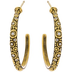Alex Sepkus Diamond Hoop Earrings