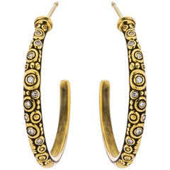 Alex Sepkus Diamond Hoop Earrings