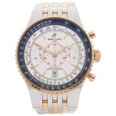 Used Breitling Yellow Gold Stainless Steel Montbrillant Legende Chronograph Watch