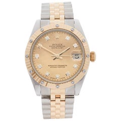 Rolex Ladies Yellow Gold Stainless Steel Datejust Automatic Wristwatch 2005