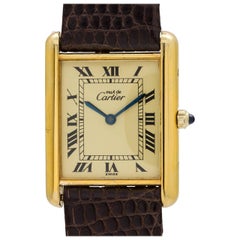 Cartier Vermeil Tank Louis Quartz wristwatch, circa 1990s