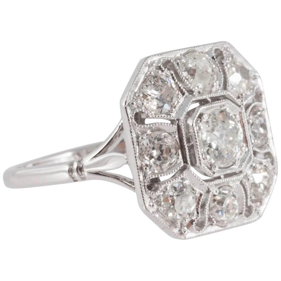 Edwardian Diamond Ring For Sale