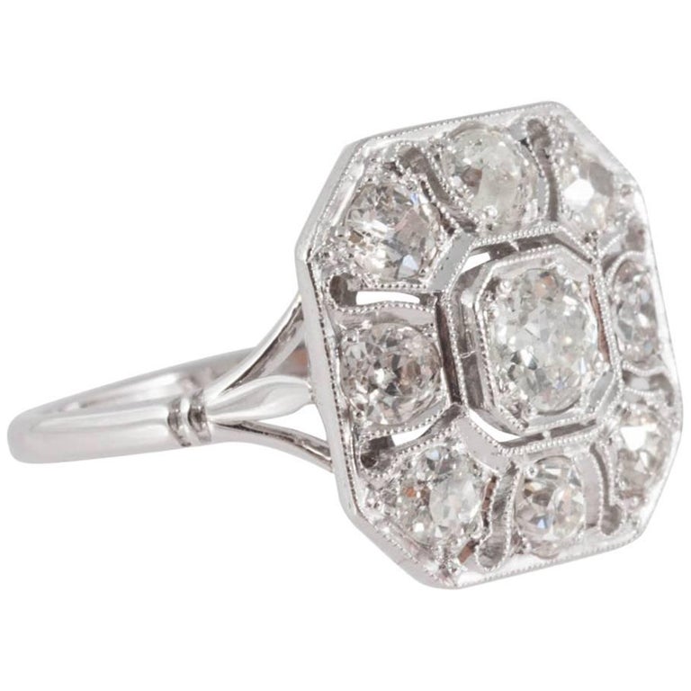  Edwardian  Diamond Ring  For Sale  at 1stdibs