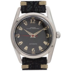 Vintage Croton Stainless Steel Antarctic wristwatch, circa 1960s