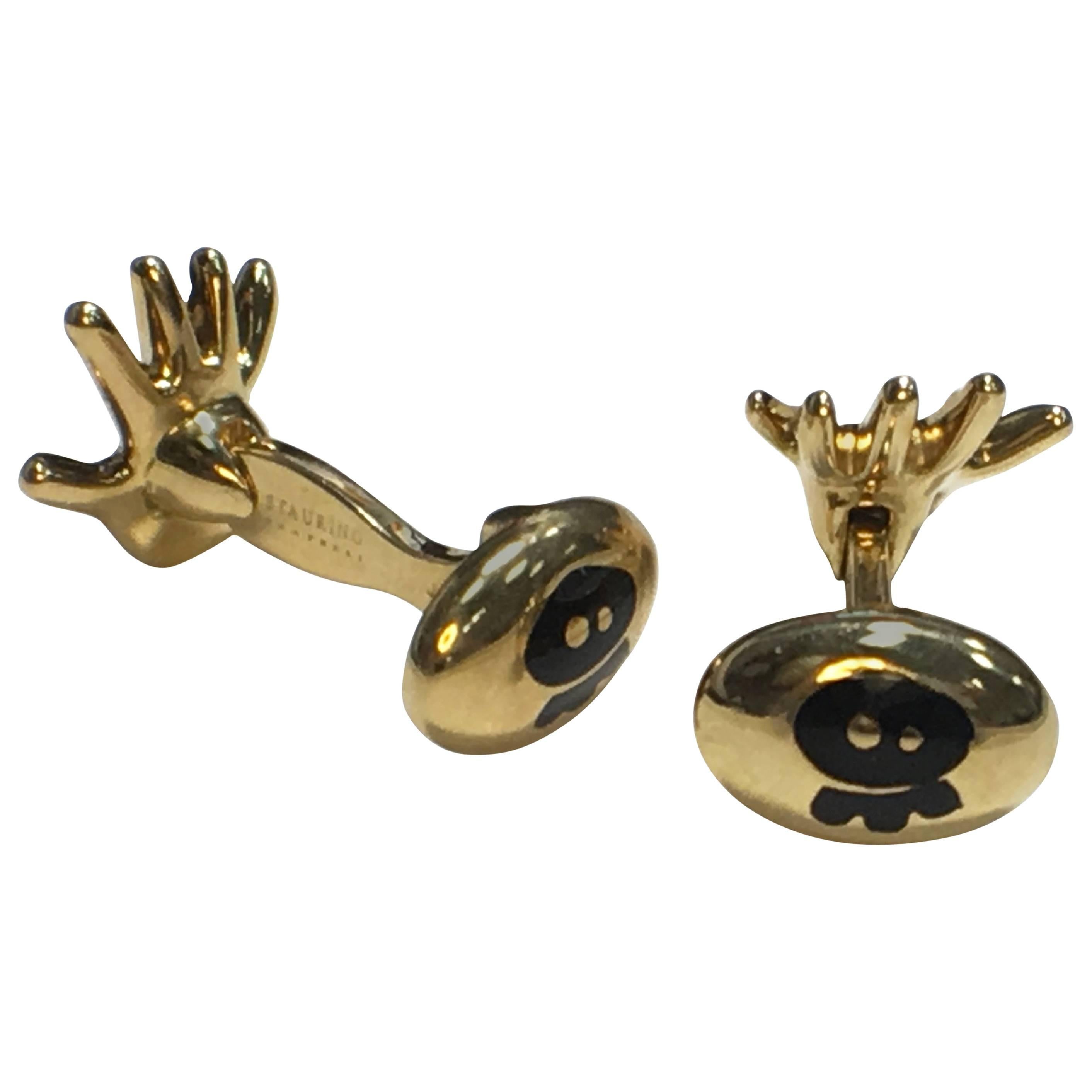 Staurino Fratelli, Hi Five Ghosts and Hands Cufflinks