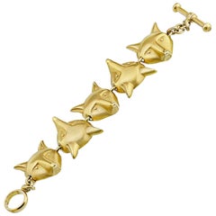 Kieselstein-Cord Fox 1986 Gold Bracelet