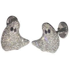 Staurino Fratelli Diamond Ghost Cufflinks