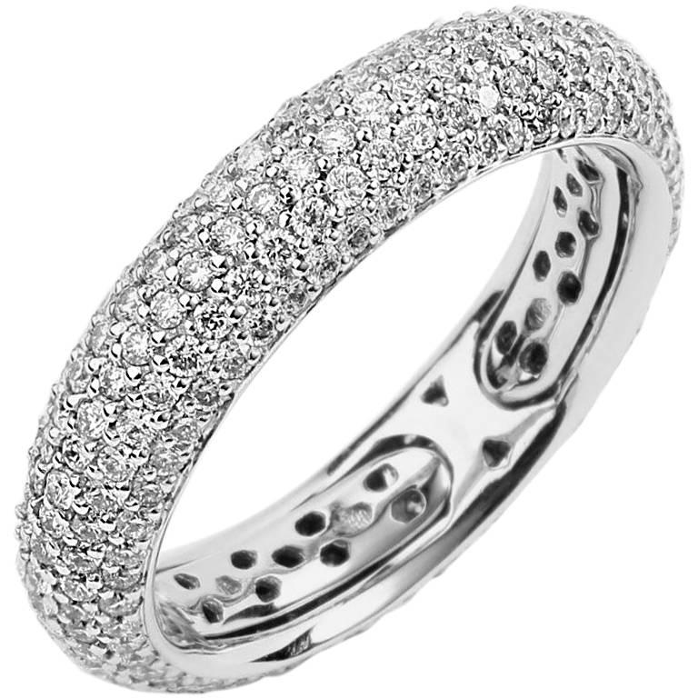 Pave Diamond Adjustable Eternity Band